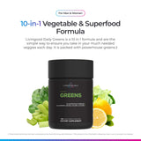 Livingood Daily ingredientes spirulina y chlorella concentrados