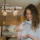 Livingood Daily etiqueta con ingredientes limpios y sin alérgenos