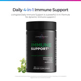 Livingood Daily primer plano de cápsula vegetal y textura suave