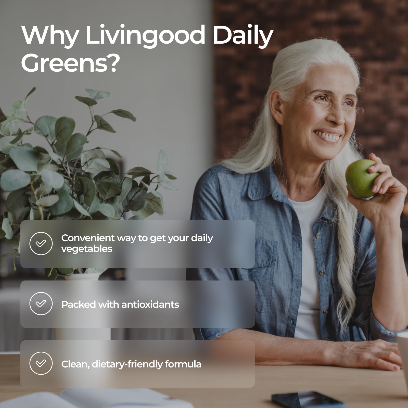 Livingood Daily en rutina matutina complementando el desayuno