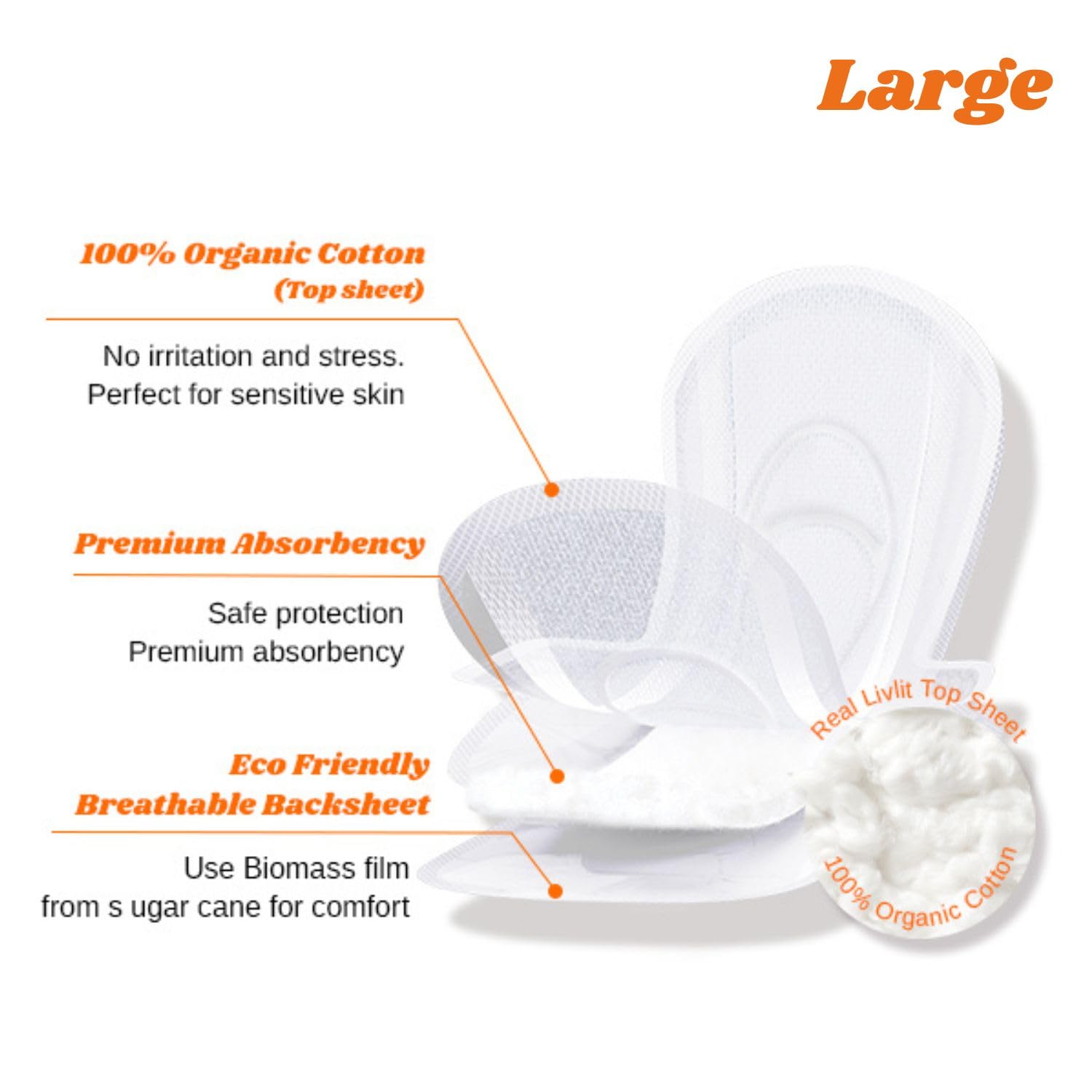 Livlit uso nocturno en cama para protección prolongada segura