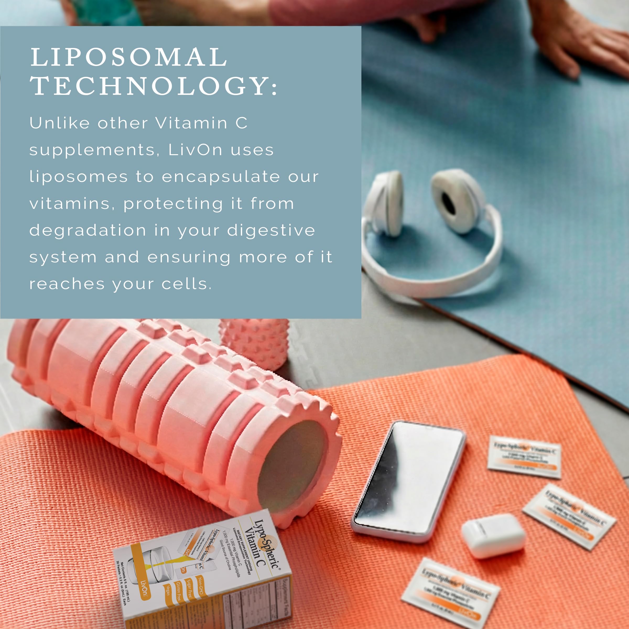 LivOn Laboratories sobre individual abierto listo para consumir rápidamente