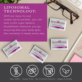 LivOn Laboratories etiqueta con ingredientes y certificados destacando fórmula vegana y libre de alérgenos