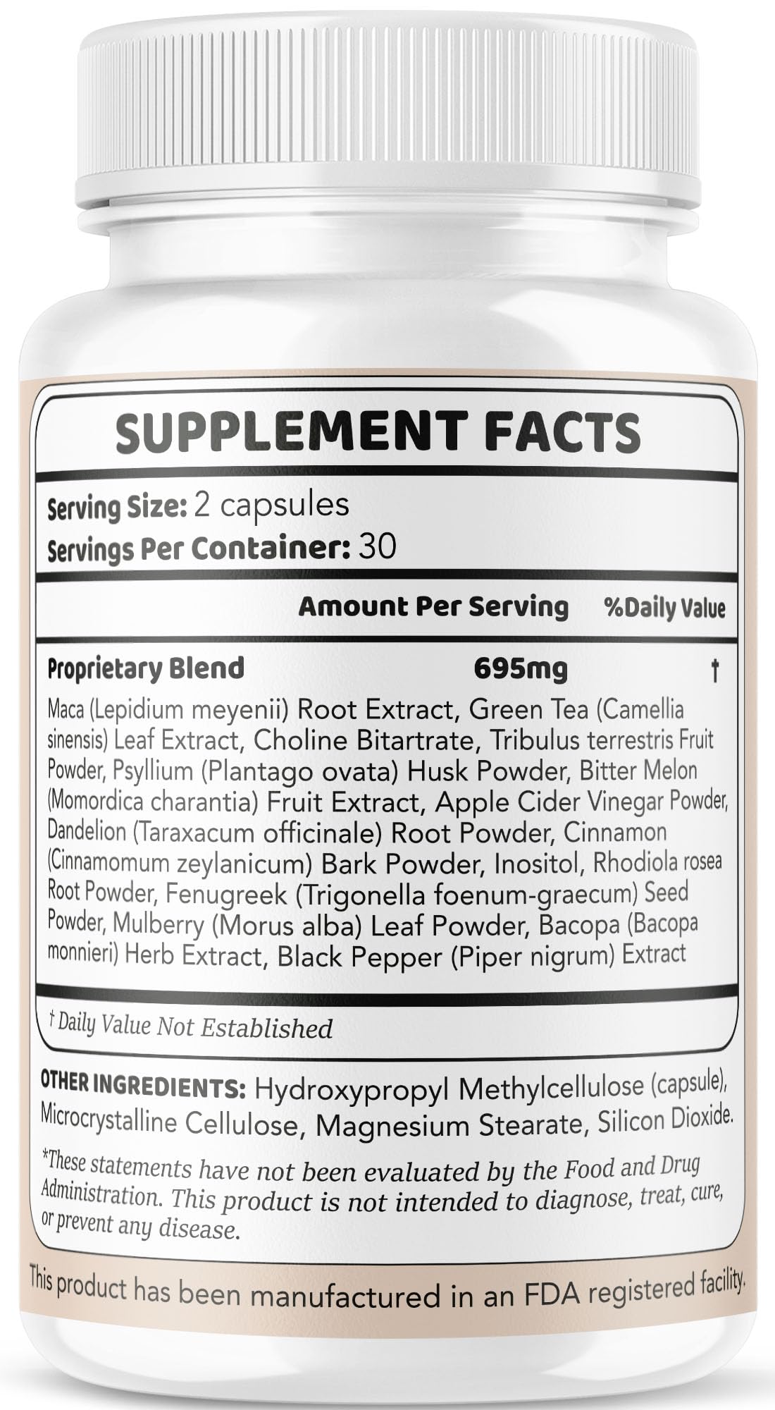 LIVORKA Core Strength etiqueta nutricional y lista de ingredientes clara