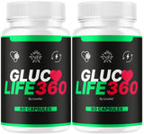 LIVORKA GlucoLife 360 frente del empaque mostrando el producto y beneficios