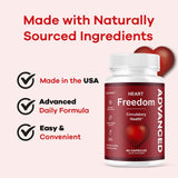 LIVORKA Heart Freedom etiqueta con ingredientes, transparencia y detalles claros