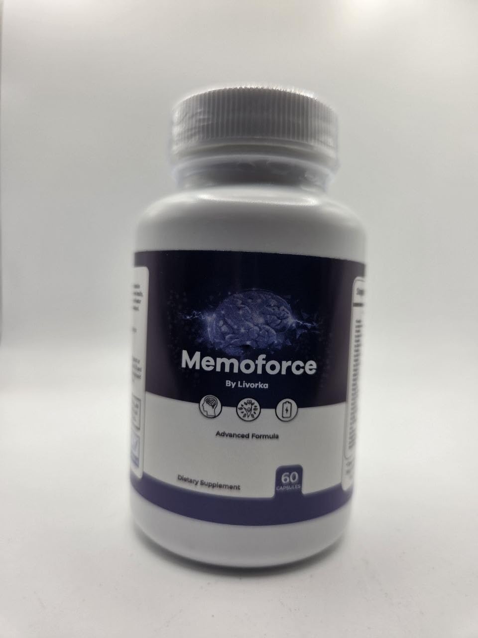 LIVORKA Memoforce comparación de tamaño con una moneda para referencia