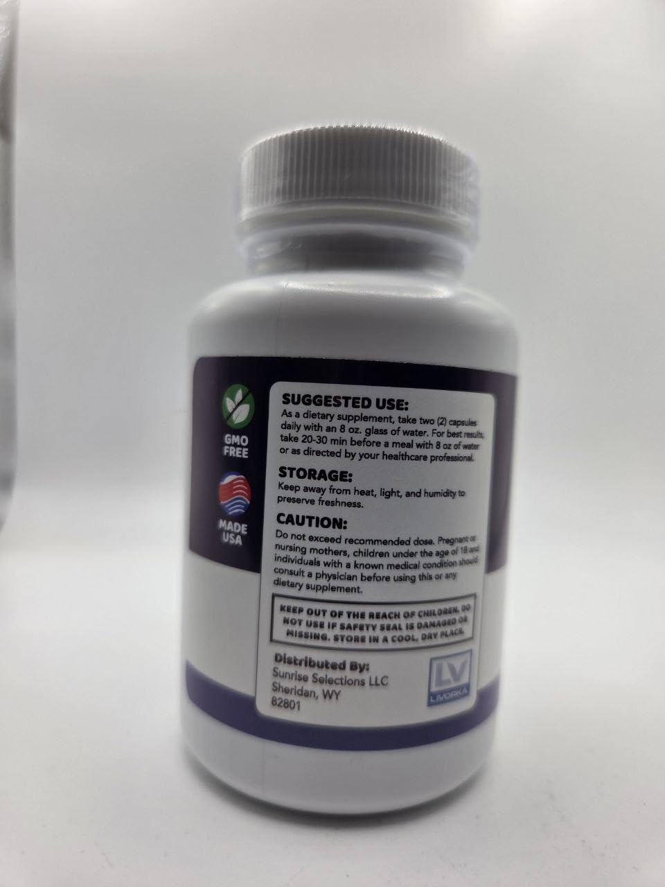 LIVORKA Memoforce etiqueta con lista de ingredientes y guía de uso