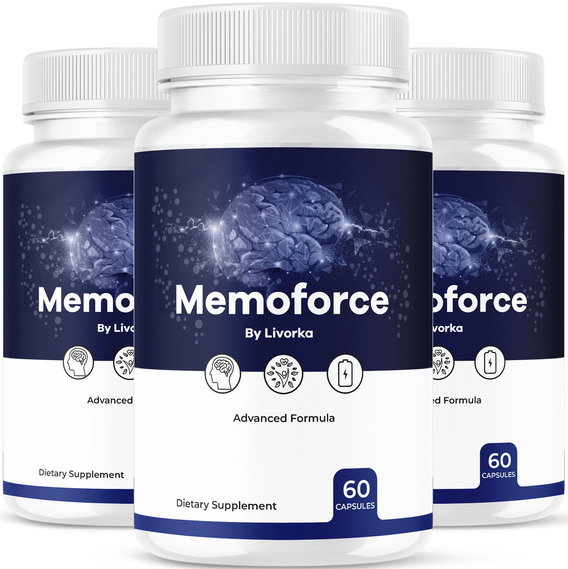 LIVORKA Memoforce vista frontal muestra frasco y ahorro en pack
