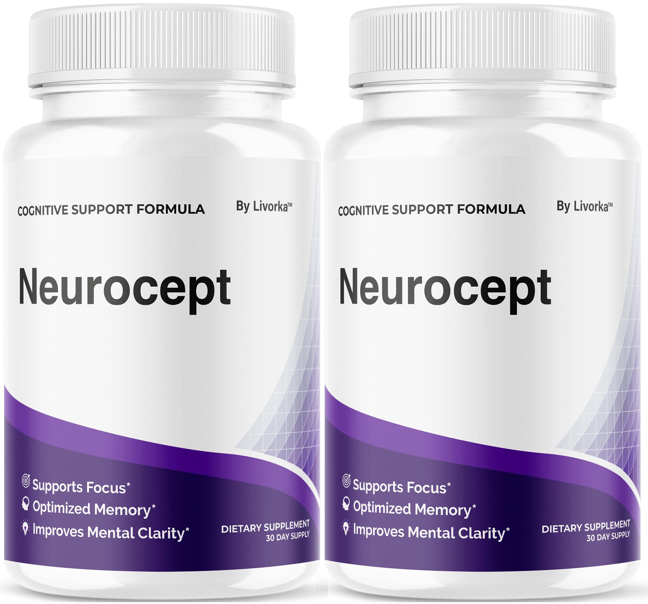 LIVORKA Neurocept frontal mostrando envase y cantidad