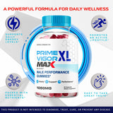 LIVORKA Prime Vigor XL Max primer plano de textura de gomita y color