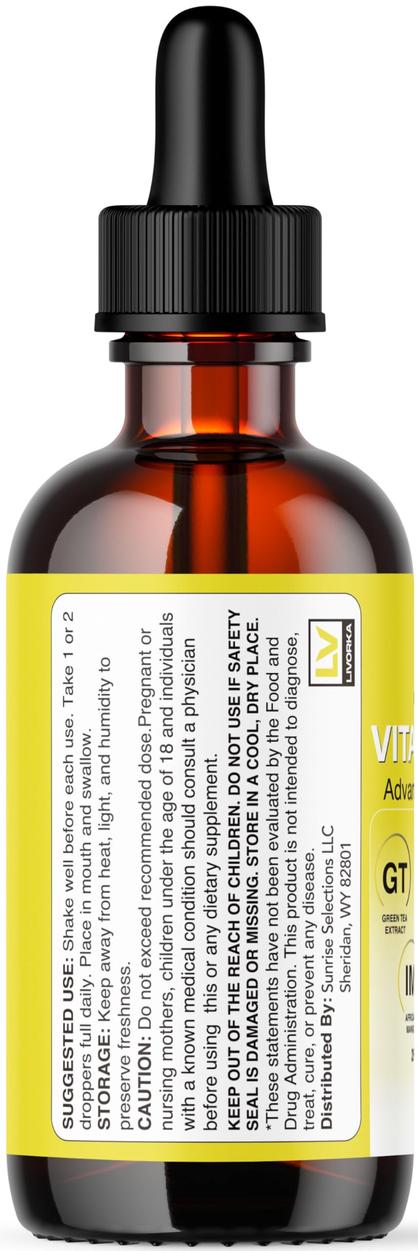 LIVORKA Vital Drops uso diario en cocina, integración fácil a la rutina