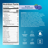 LivPur etiqueta e información nutricional clara que muestra ingredientes clave