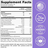 LIVS representación de ingredientes con vitamina C para mejor absorción