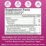 Llama Naturals gomita en mano enseña tamaño y dosis práctica