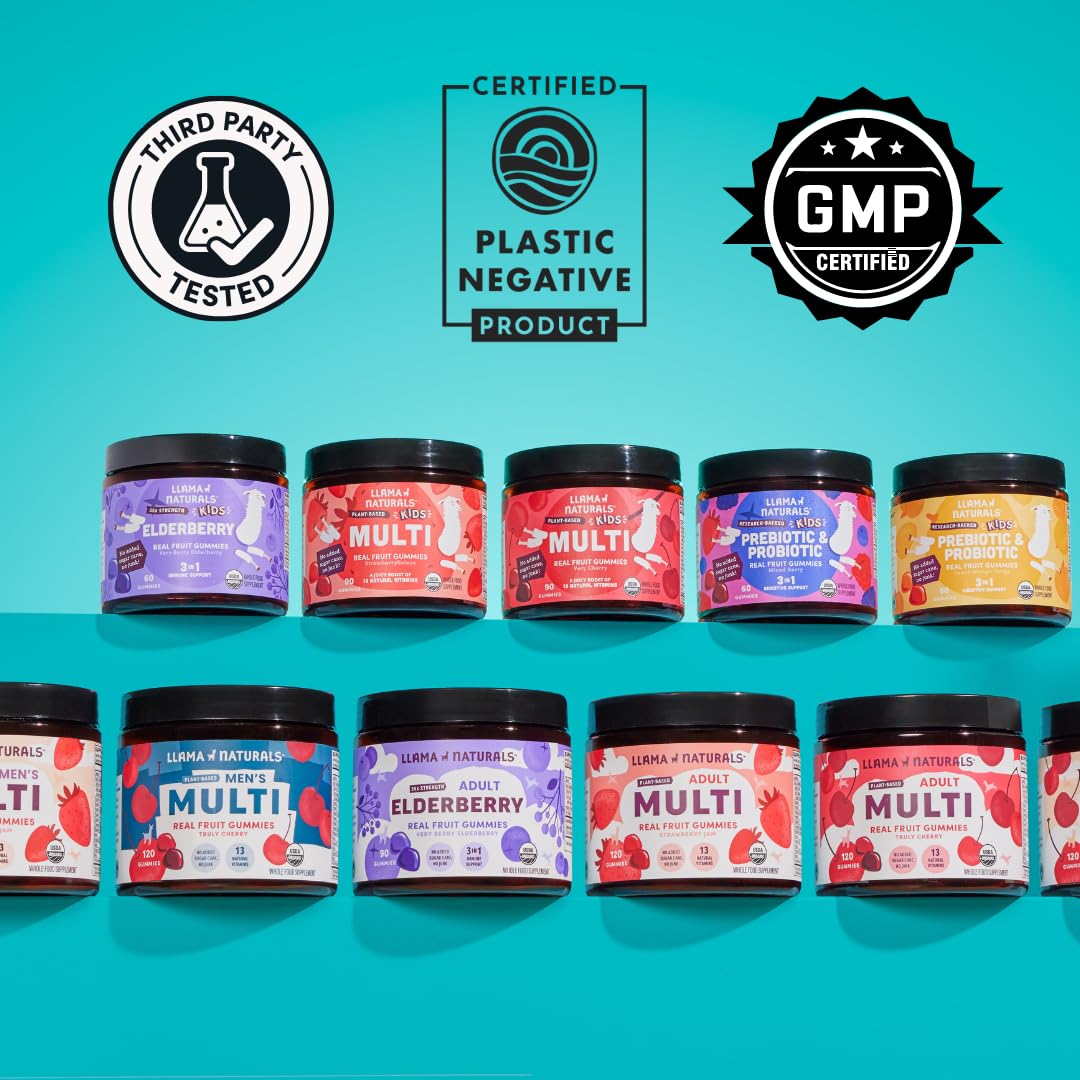 Llama Naturals gomitas en bol listas para consumir - hábito diario sencillo