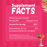 LLORENS PHARMACEUTICAL detalle de etiqueta mostrando dosis y ingredientes