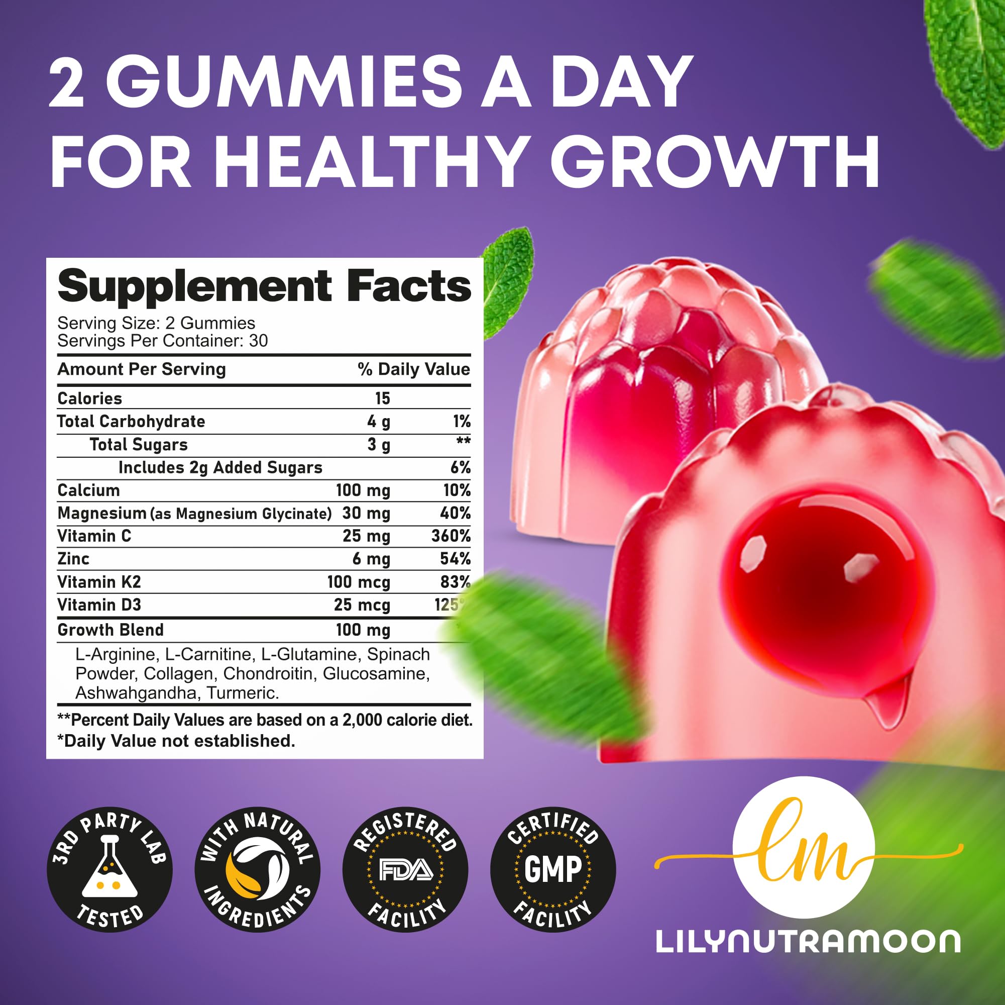 LM LILYNUTRAMOON ingredientes naturales y minerales expuestos con balance