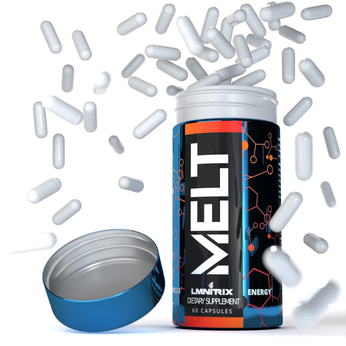 LMNITRIX MELT EXT frontal del envase mostrando diseño y beneficios visibles
