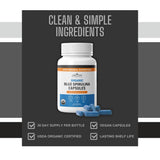 Lone Star Botanicals etiqueta y escala para información clara y confiable
