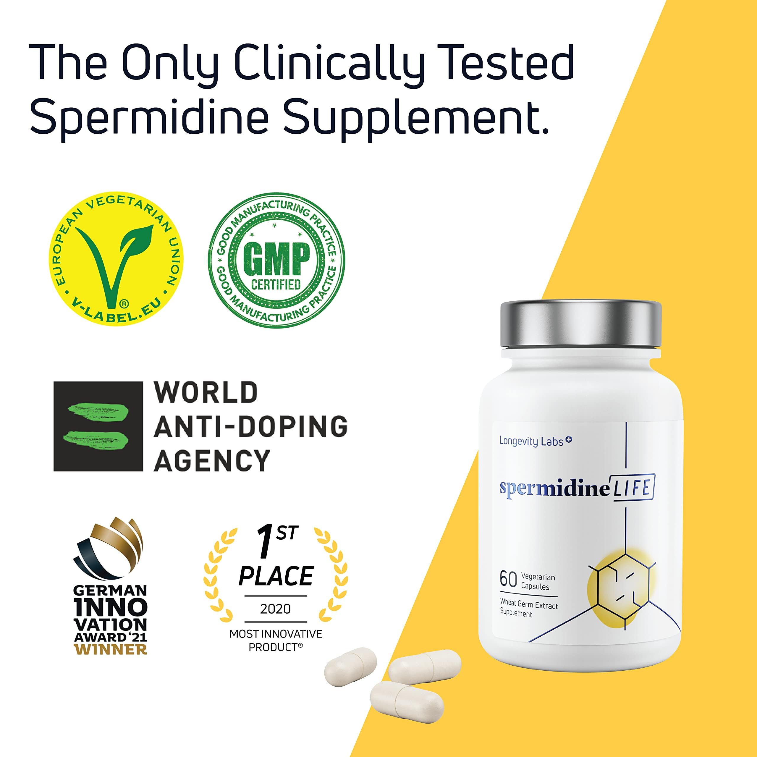 LONGEVITY LABS + suplemento en contexto de cocina saludable y vida activa