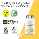 LONGEVITY LABS + suplemento en contexto de cocina saludable y vida activa