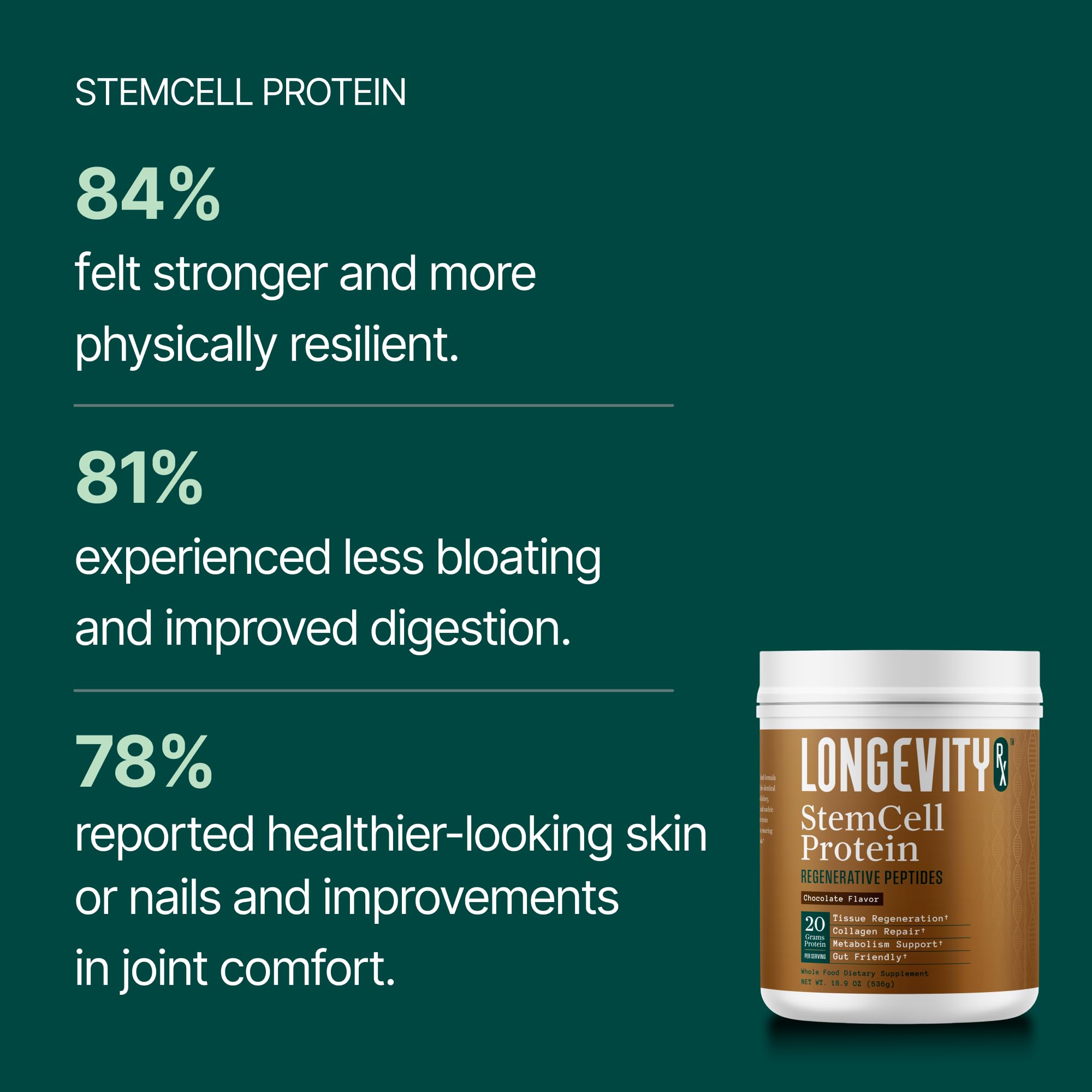 Longevity Rx ingredientes crudos: caldo de hueso y médula para autenticidad