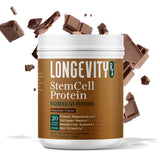 Longevity Rx frente del envase mostrando marca y formato, claro y apetecible