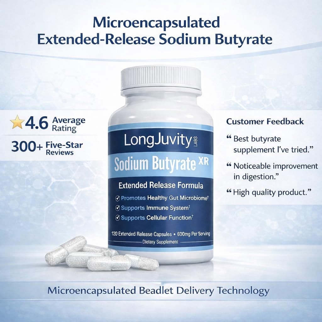 LongJuvity Labs cápsula abierta detalle de textura y protección microencapsulada