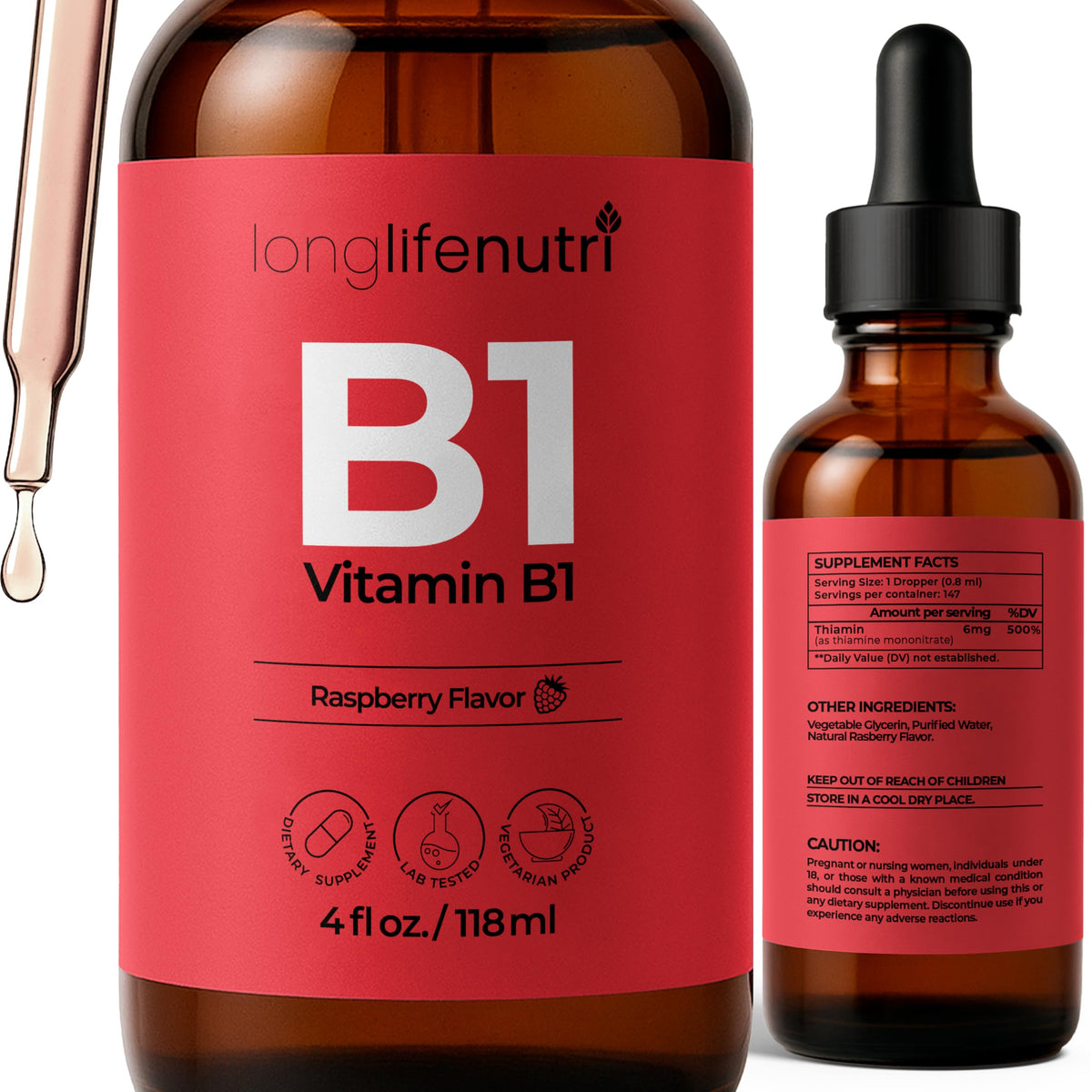 LongLifeNutri botella frontal B1 mostrando presentación y durabilidad