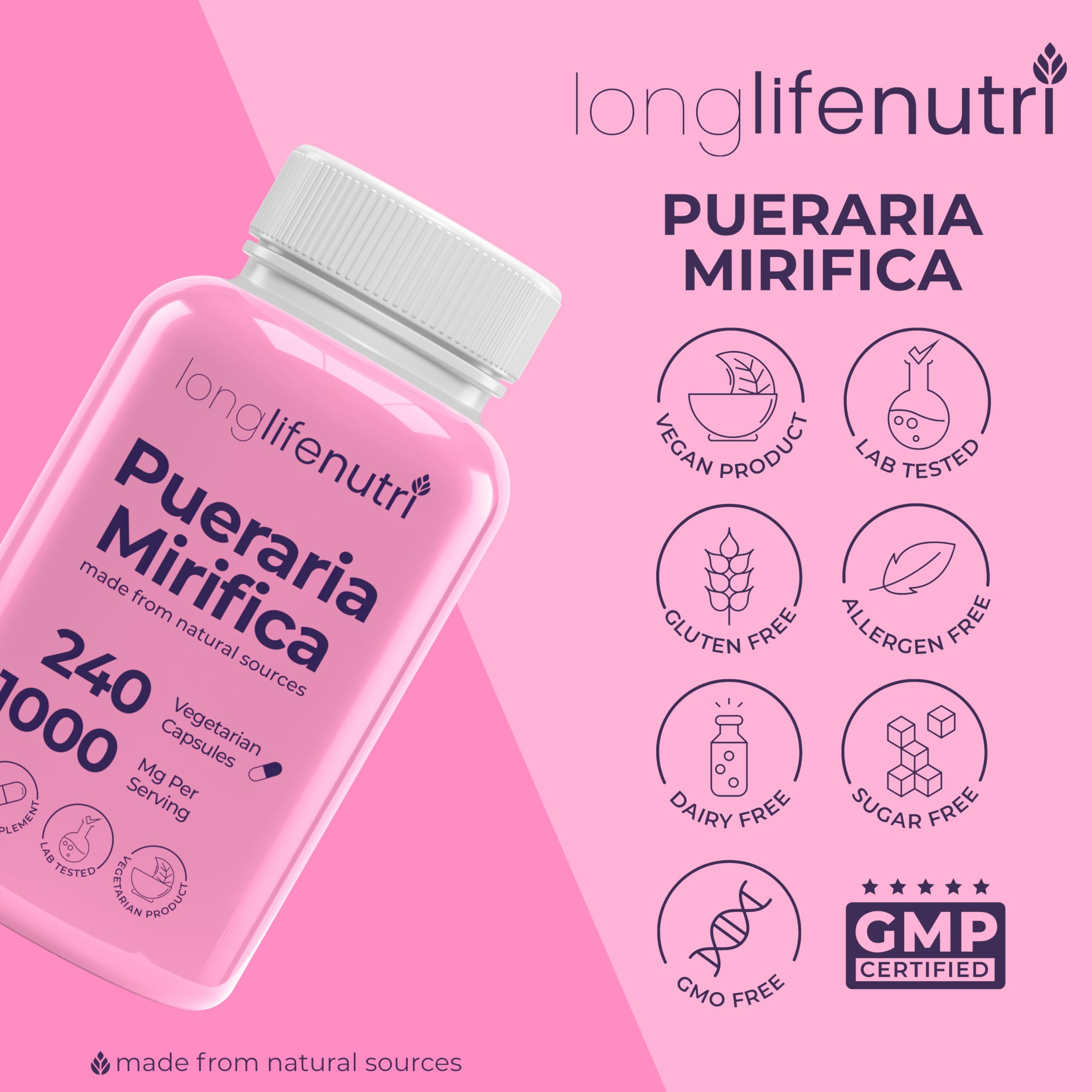 LongLifeNutri frasco junto a taza de desayuno mostrando integración en rutina diaria