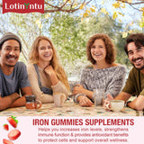 Gominolas LotinYntu dispuestas en mesa, muestran color y tamaño del producto