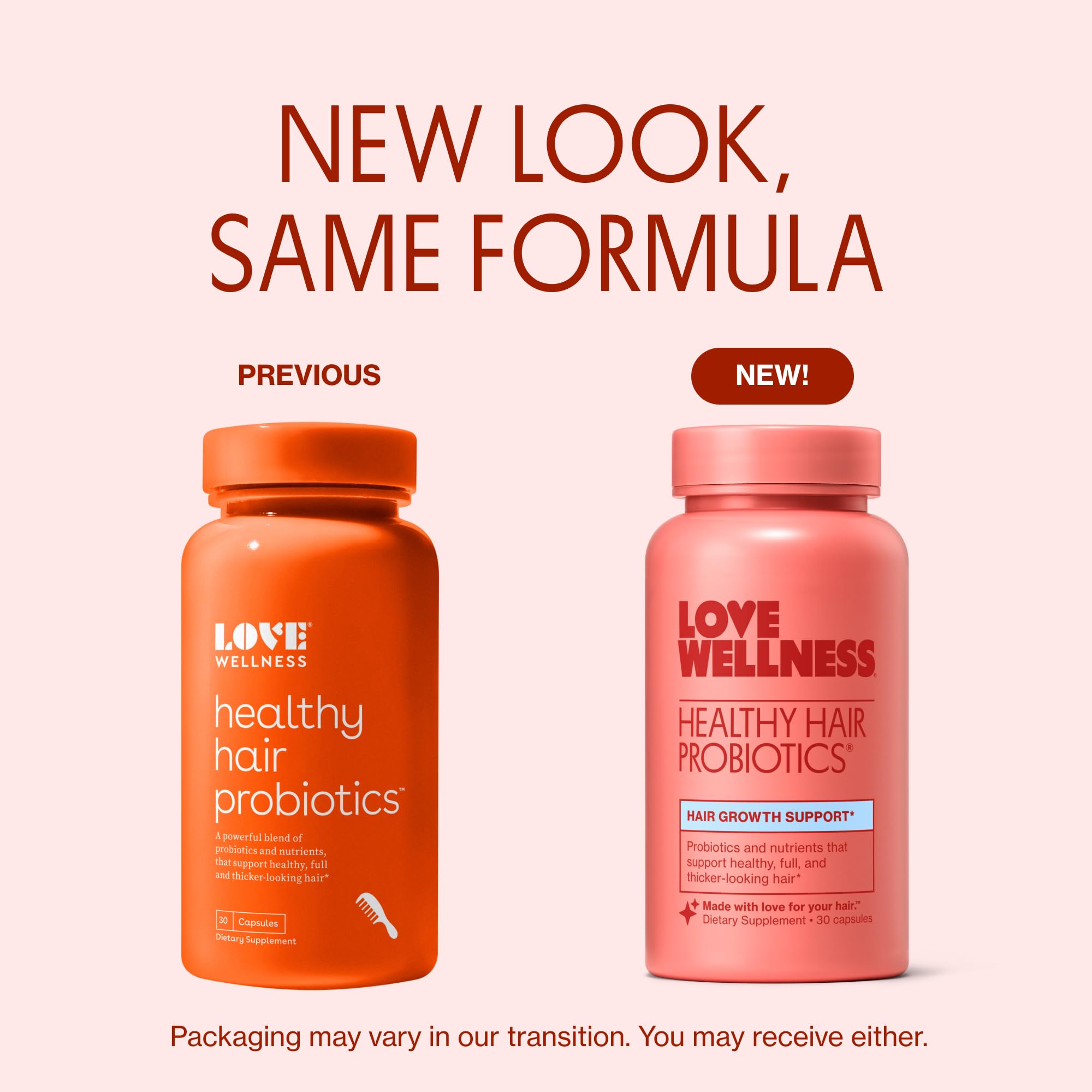 Love Wellness cápsula en primer plano que destaca textura y facilidad de uso