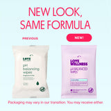 Love Wellness primer plano de la textura de la toallita, suave y absorbente