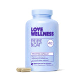 Love Wellness frasco frontal mostrando etiquetas claras y beneficio digestivo