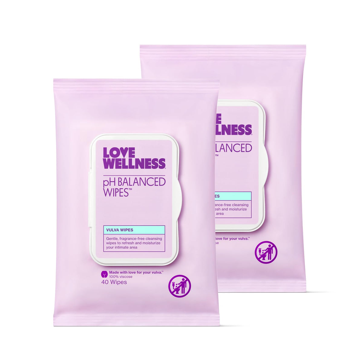 Love Wellness frente del empaque mostrando portabilidad y cantidad