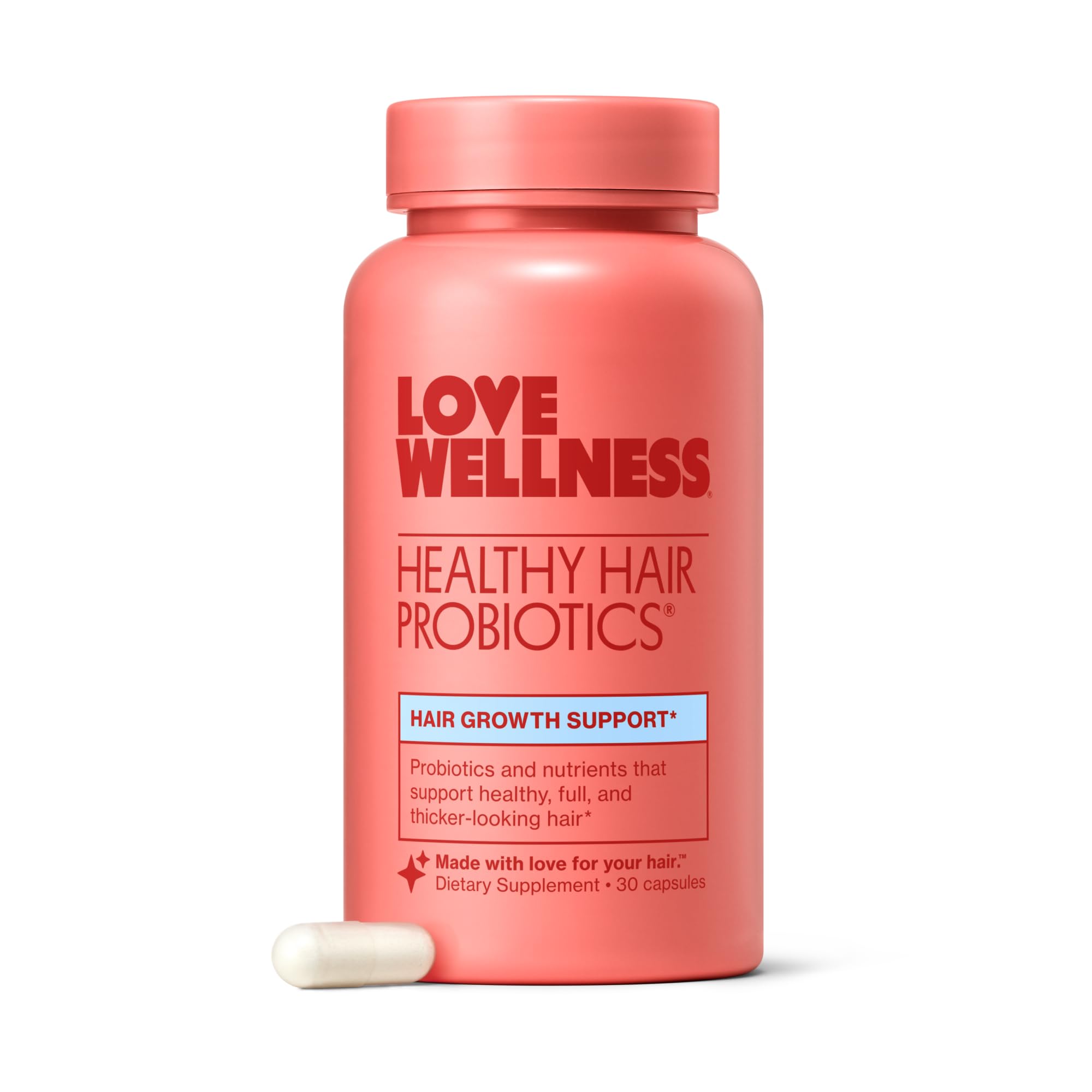 Love Wellness frontal del producto mostrando etiqueta y beneficios visibles