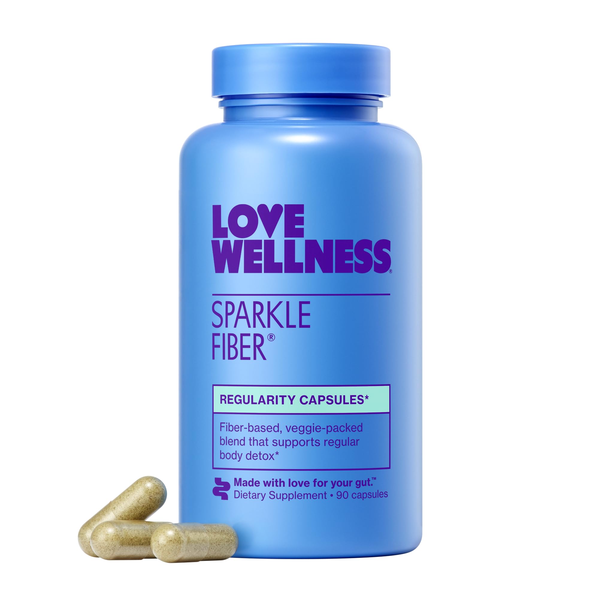Love Wellness empaque frontal mostrando el producto y beneficios visibles