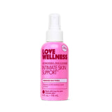 Love Wellness spray de frente mostrando empaque y frescura portable