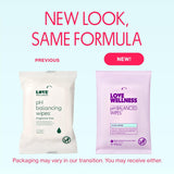 Love Wellness textura de la toallita viscosa suave para piel sensible
