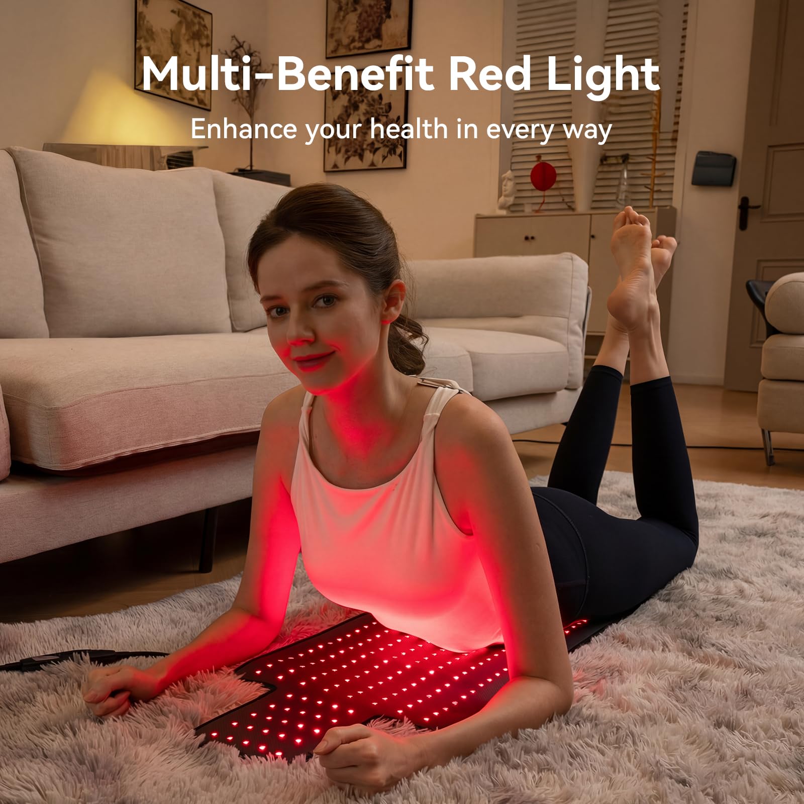 LPKP primer plano de 265 LEDs que garantiza iluminación uniforme
