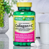 LUAL etiqueta con información nutricional destacando colágeno y vitamina C