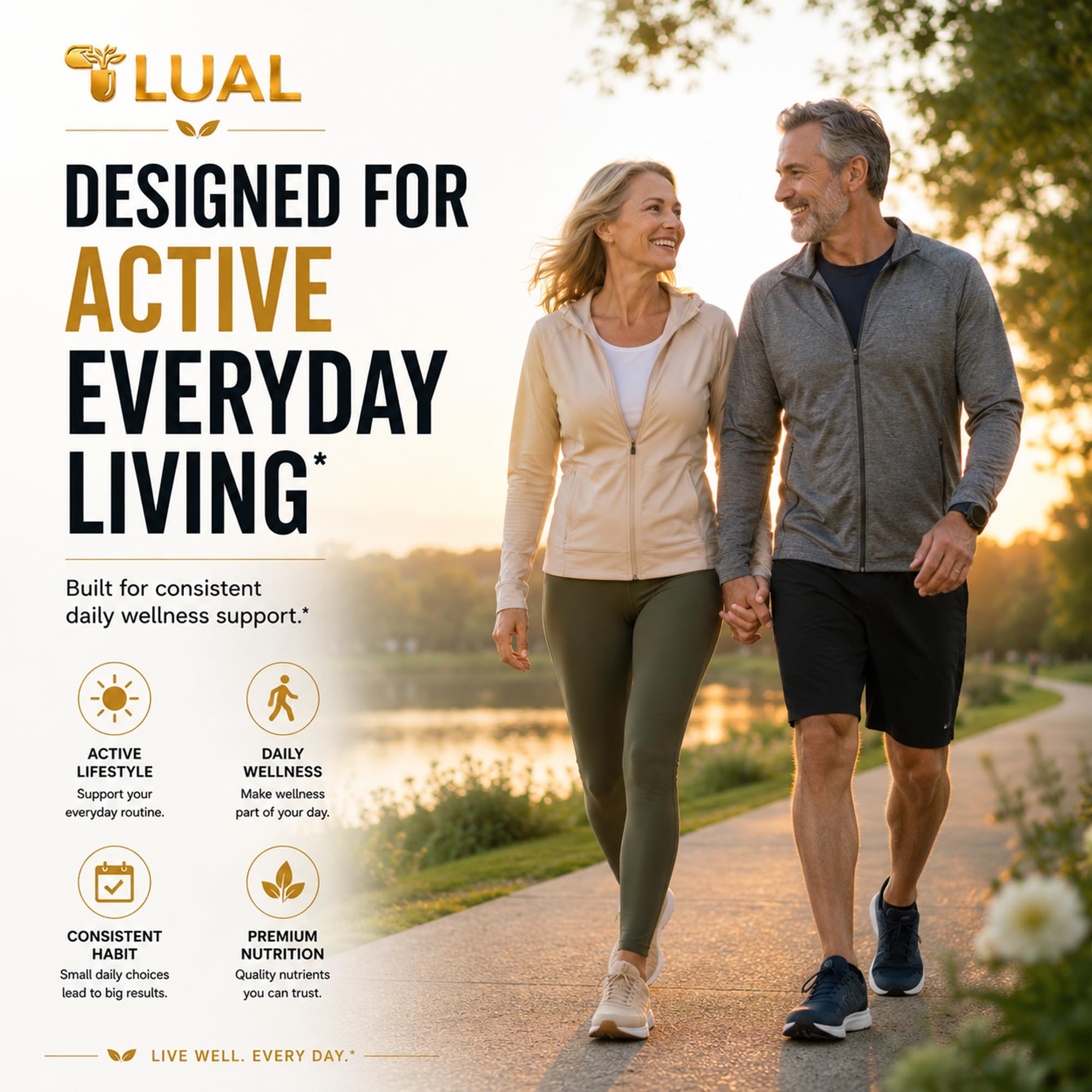 LUAL etiqueta con información nutricional visible y clara