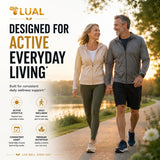 LUAL etiqueta con información nutricional visible y clara