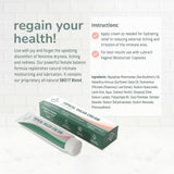 Lubracil etiqueta de ingredientes cercana destacando ingredientes naturales