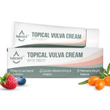 Lubracil frente del envase crema para vulva mostrando diseño y cantidad