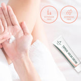 Lubracil crema en un baño nocturno ambiente transmitiendo confort