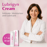 Lubrigyn dispensador airless en primer plano, beneficio dosificación higiénica