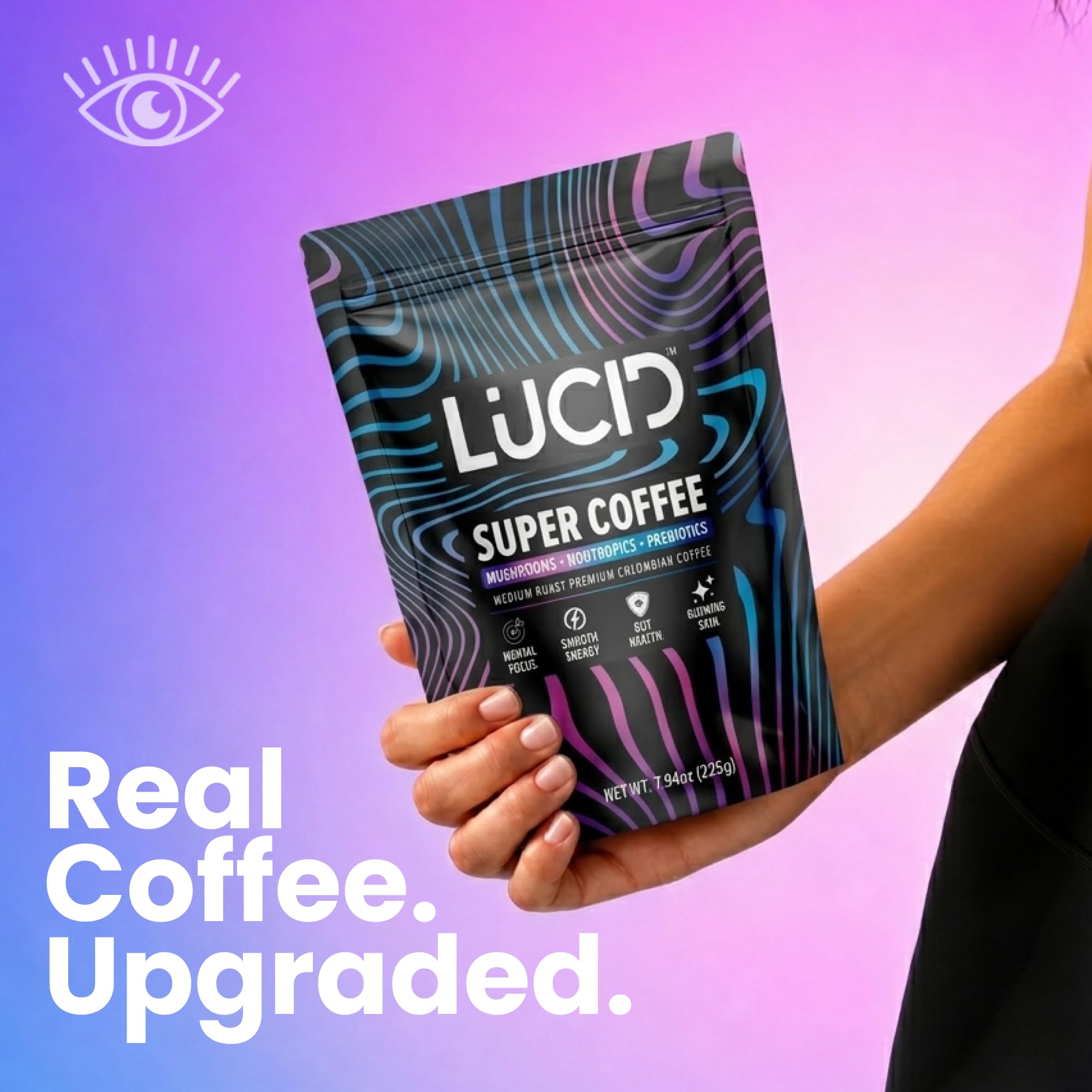 Lucid detalle del cierre y etiqueta para confianza en calidad