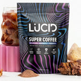 Lucid envase frontal mostrando la marca y beneficios fácilmente